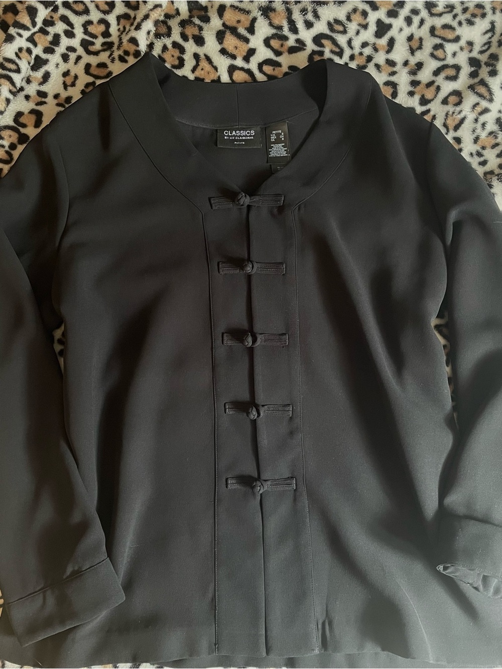 ♡ Liz Claiborne Black Long sleeve Top